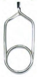 ENGLISH HACKLE PLIERS, LARGE RUBBER TIP
