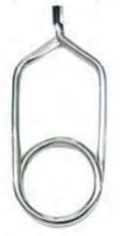 ENGLISH HACKLE PLIERS, LARGE RUBBER TIP