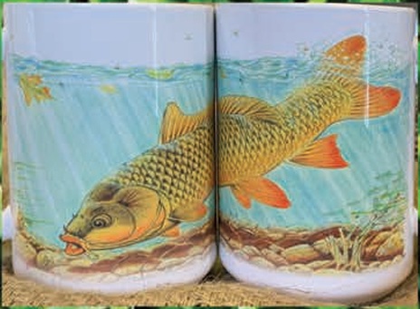 CERAMIC MUG, CARP