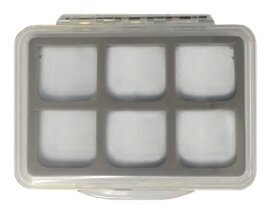 SMALL ULTRA-CLEAR FLY BOX, 6 CMPT