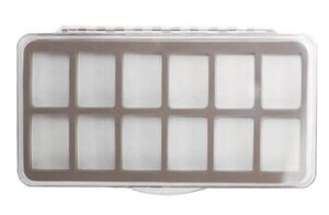 LARGE ULTRA-CLEAR FLY BOX, 12-CMPT.