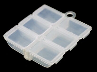 SNAP TOP MIDGE BOX, 6-COMP