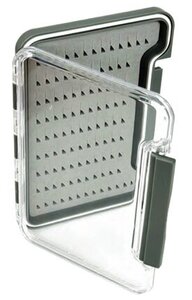 SMALL WATERPROOF ULTRA-CLEAR FLY BOX, 154 SLITS